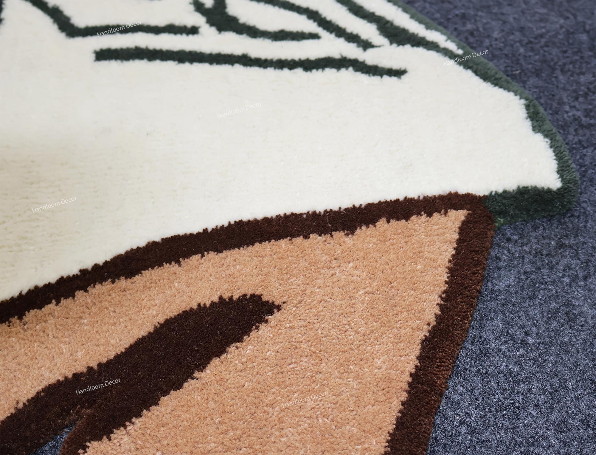 Body Rug Hand-tufted Wool Woman Body Rug: Modern Home Décor - Etsy