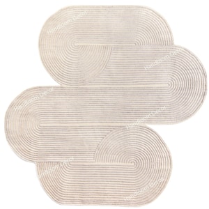 Irregular Shaped Rug Tufted Wool Rug Woolen Area Rugs Carpets For Living Room Colorful Any Room Rug kitchen Rug