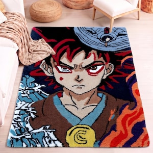 Alfombra de anime, alfombra de anime personalizada, alfombra de pelo personalizada, alfombras personalizadas, 2x3 3x5 4x6, pies