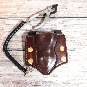 Custom Manley pliers sheath with belt clips