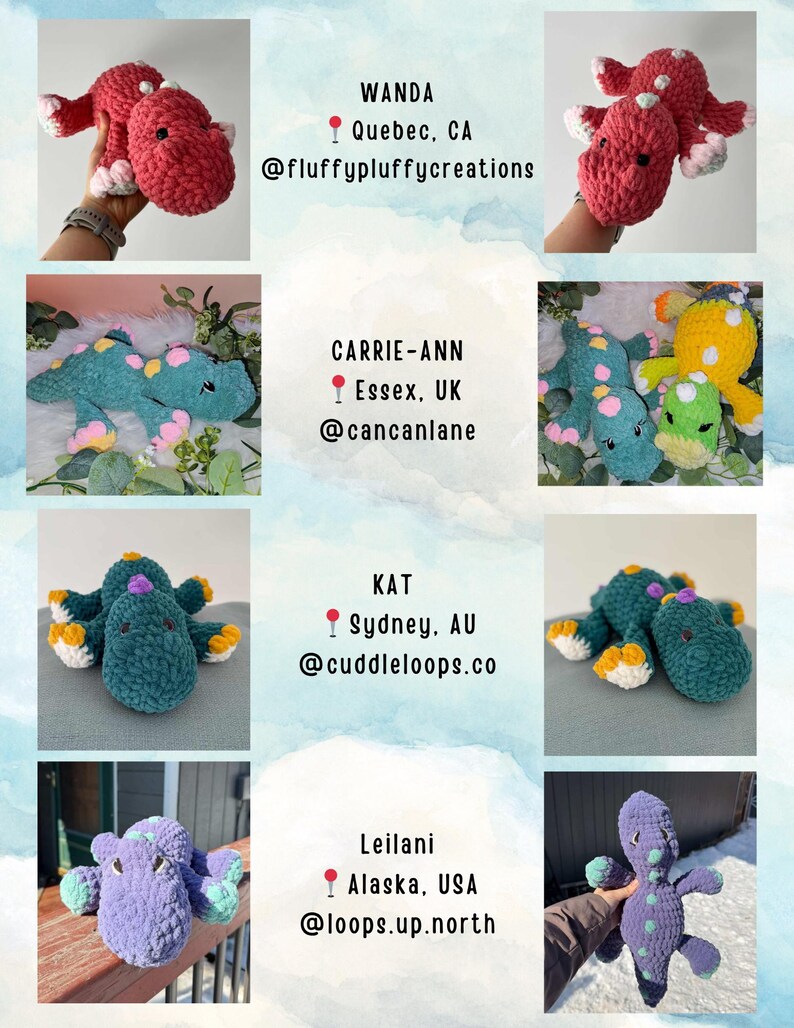 Sploot Pattern Dinosaur Crochet Pattern: Sploot (PDF Digital Download) - Etsy