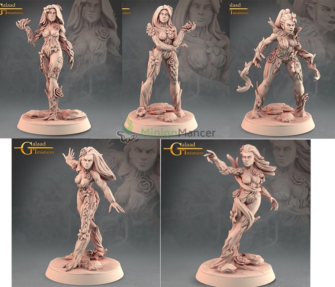 Complete Set of 5 Dryads Flexible High Details Stronger Etsy Canada