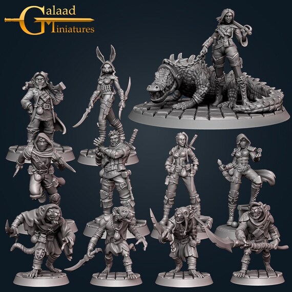  DND Miniatures 36 Ready to Paint 28mm Fantasy