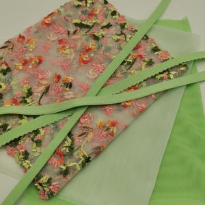 Bra Lingerie Making Non Stretch Lace Kit SPRING 22cm Wide