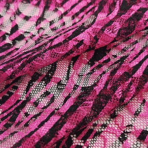 Bra Lingerie Making Stretch Lace Kit Go-Wilde-Go-Pink 15cm Wide