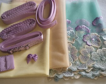 Bra/Panty Lingerie Making Non Stretch Lace Kit 20cm Wide DREAM IT