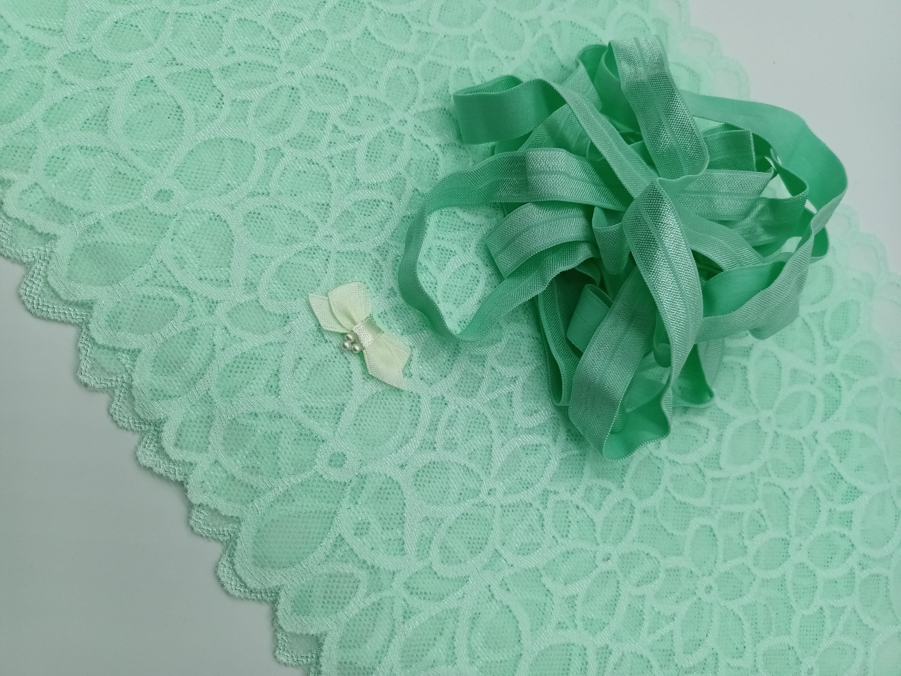 Knickers Lingerie Making Stretch Lace Kit MINT 23cm Wide Etsy