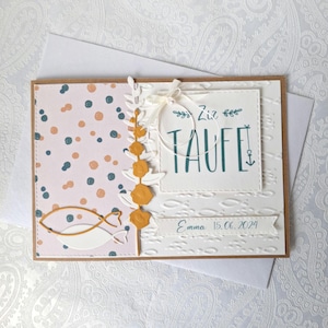 Karte zur Taufe | Taufe | Geschenk zur Taufe