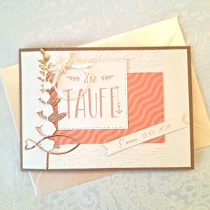Karte zur Taufe | Taufe | Geschenk zur Taufe
