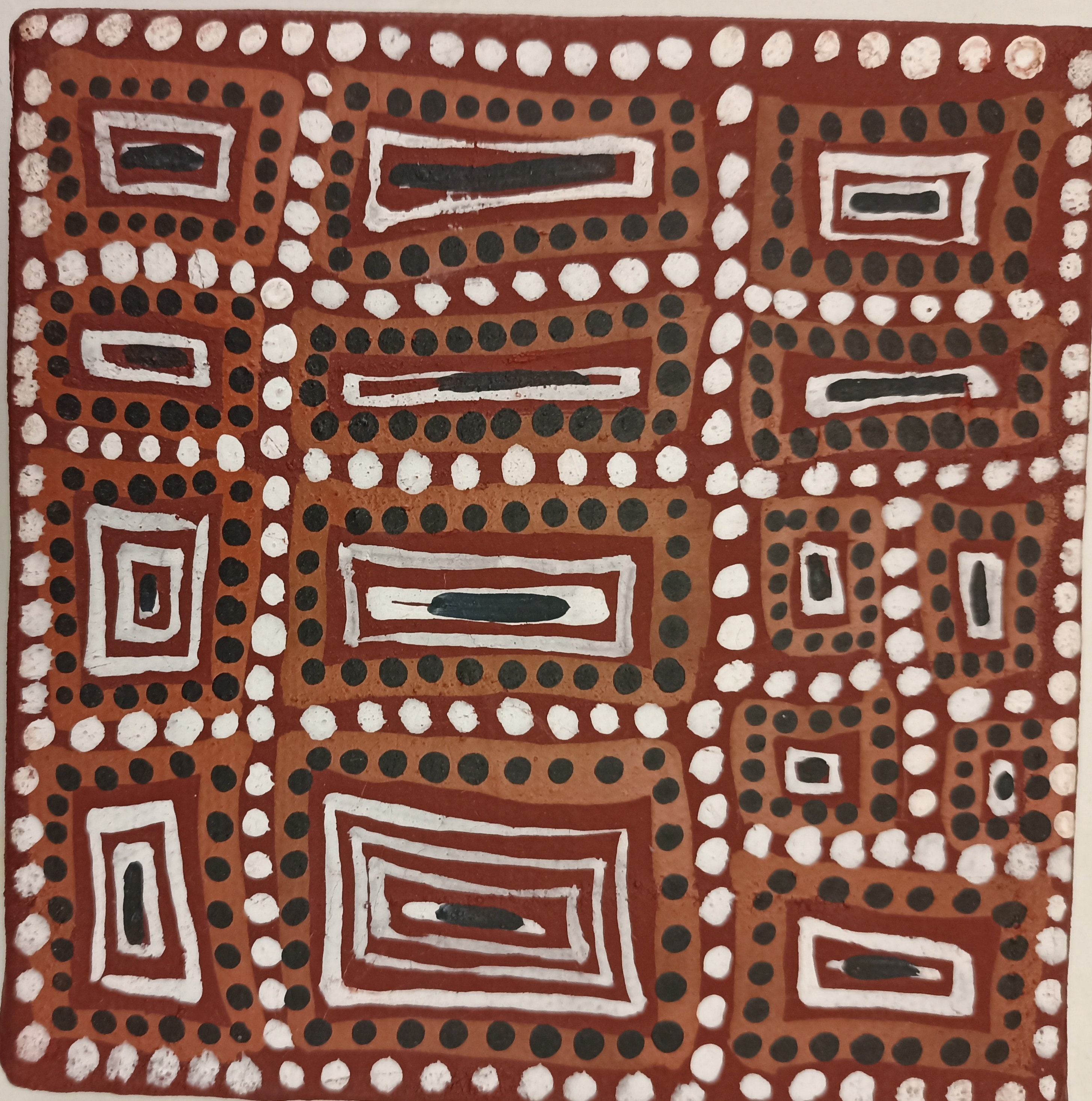 Peinture Abstraite d'inspiration Aborigène