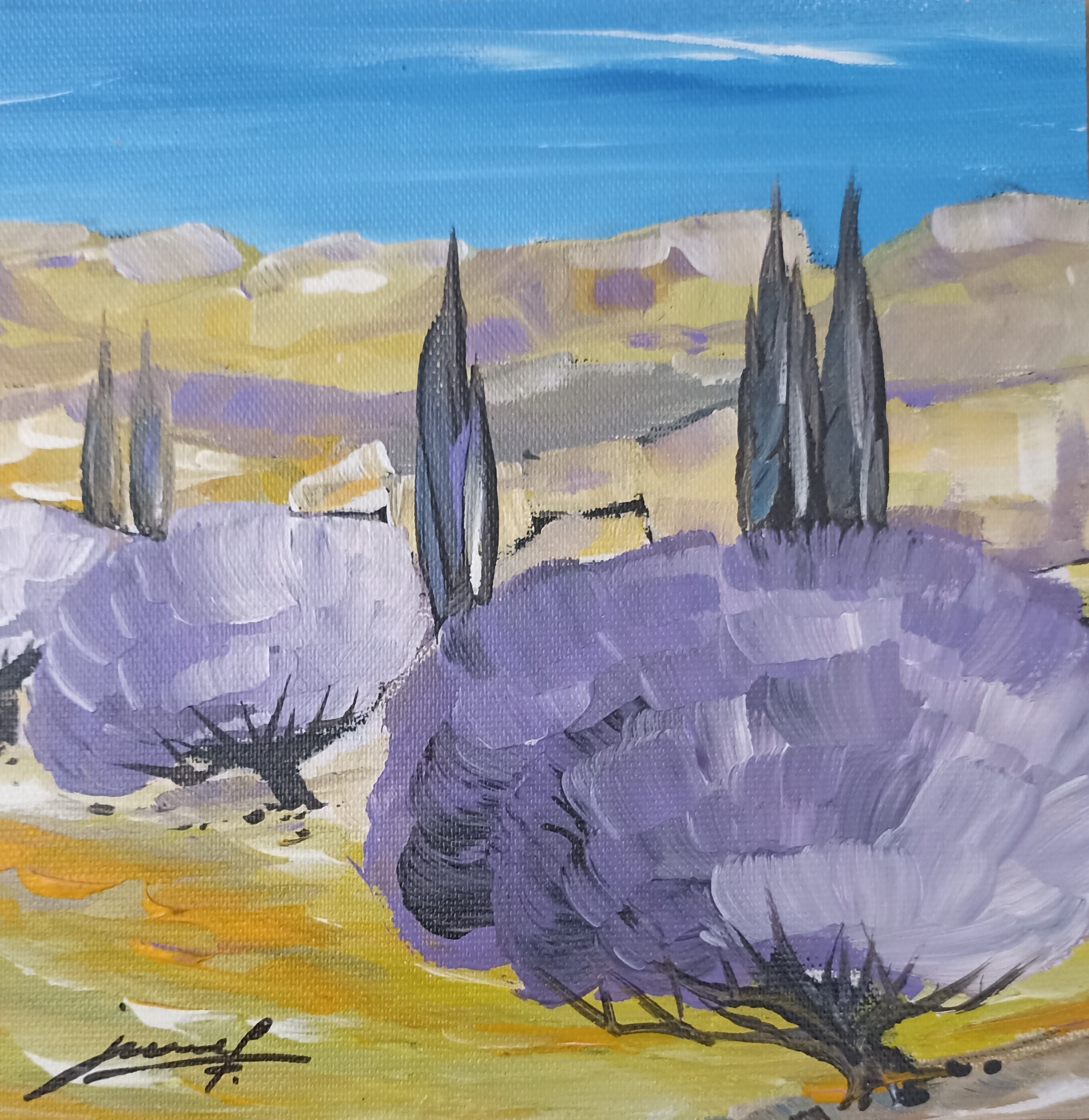 Oliviers en Provence | Peinture Originale