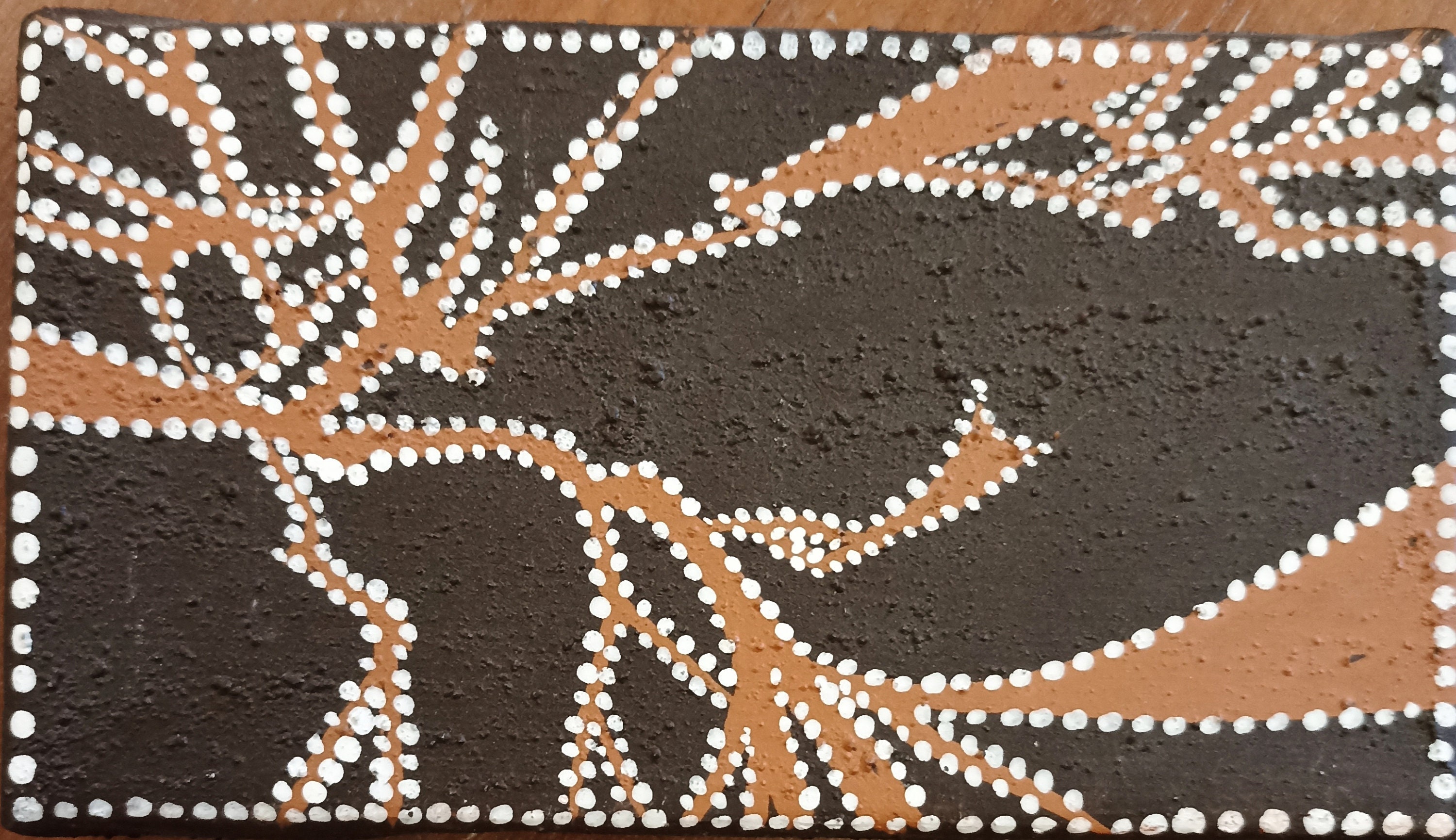 Peinture Abstraite Inspiration Aborigène