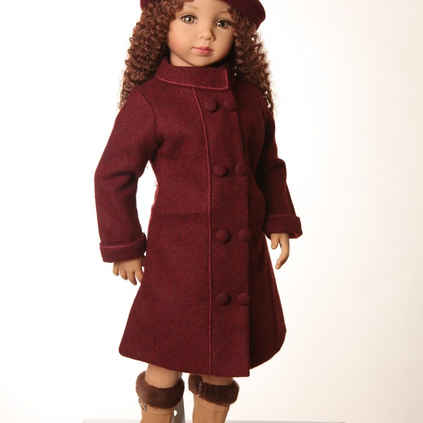Doll Winter Coat set made for 18 inch and 20 inch dolls