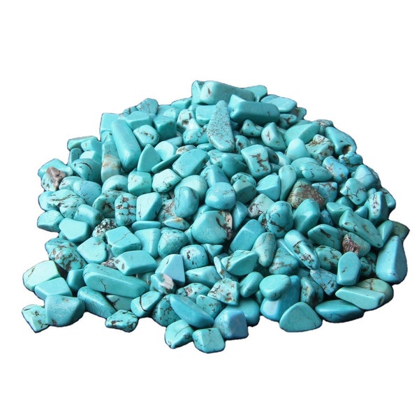Turquoise Crystal Chips - Turquoise Gemstones - Undrilled Chips - Natural Gemstones