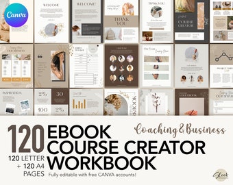 Editable Ebook Template Printable Workbook Template Course - Etsy