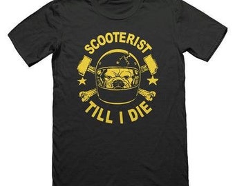 Camiseta Scooterist till i die