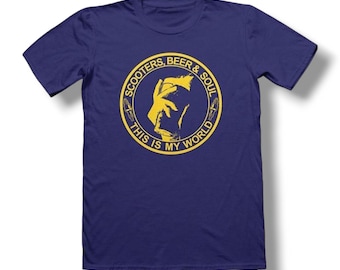 Camiseta Scooters, beer & soul