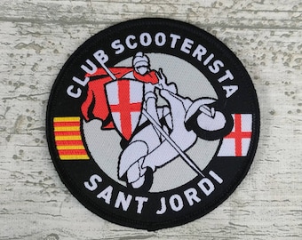 "Sant Jordi scooter club" patch
