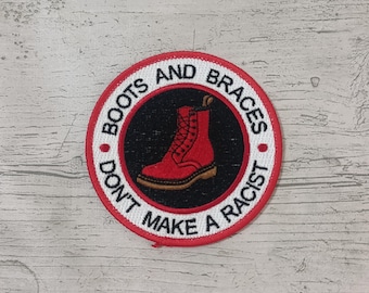 botas e suspensórios não fazem um remendo racista