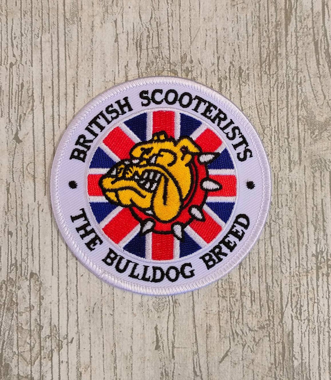 British Scooters Patch Etsy