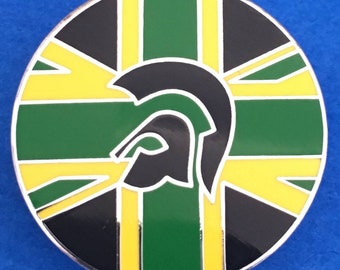 Trojan Jamaica Metal Pin