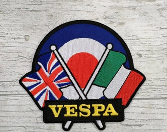 Vespa UK Italy patch