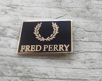 Fred Perry metal pin