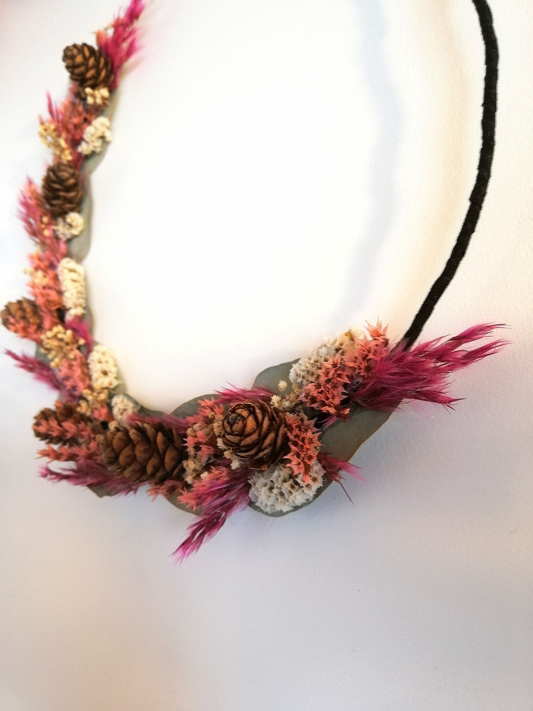 Couronne Fleurs Séchées