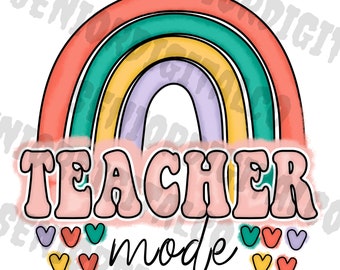 Mode Teacher Png ,Teach Love Inspire Png, Png Files For Sublimation,School Digital,School png,Sublimation Png,Designs Downloads,PNG Clipart