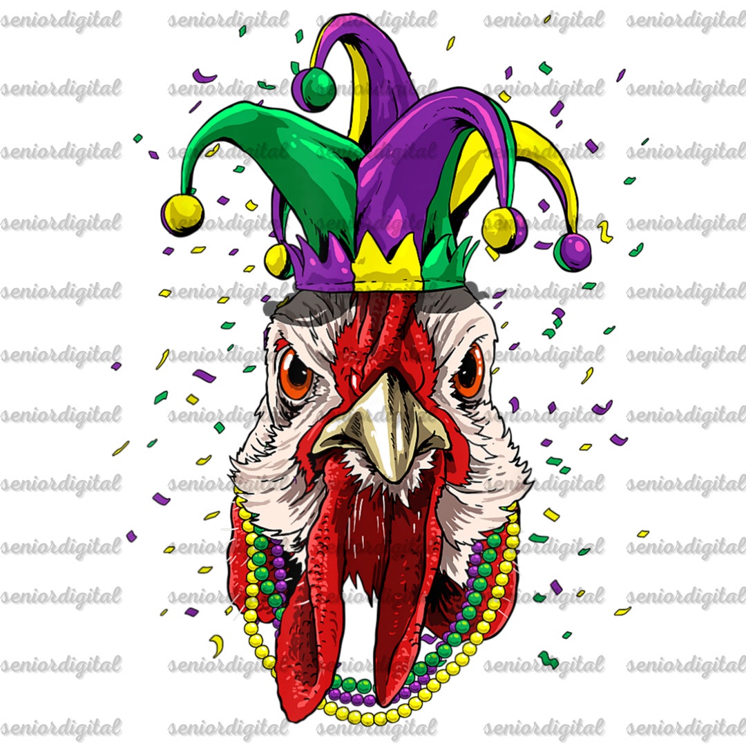 mardi gras chicken run outfit