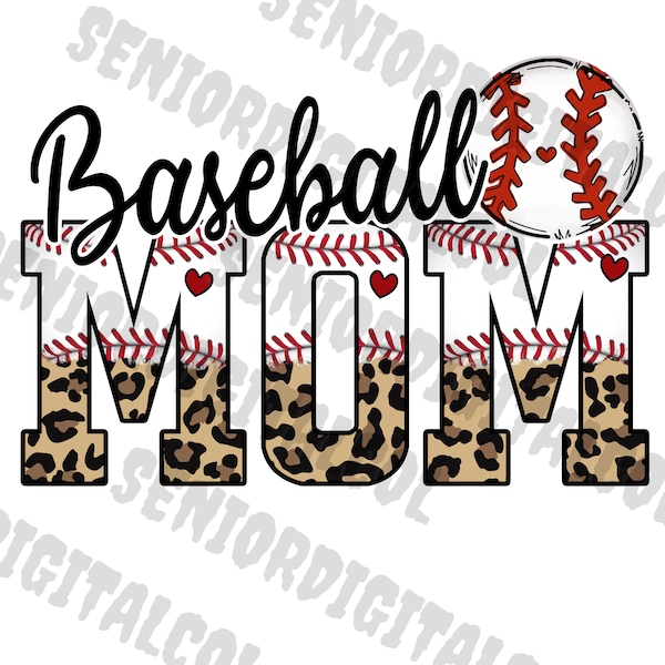 Honkbal Moeder, Honkbal Clipart, Honkbal Mama Png, Baseball Shirt Design, Honkbal Mom png, Sublimatie PNG, Ontwerpen Downloads, PNG Clipart