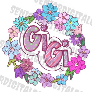 Gigi Heart  Png,Mother&#39;s Day png, Gigi Png, Gigi Cut File,Mother&#39;s Day Png,Sublimation PNG,Designs Downloads,PNG Clipart