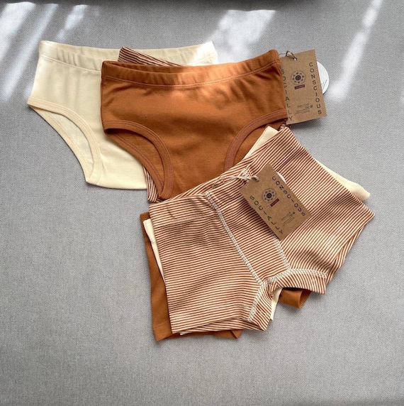 Conjunto de ropa interior para ninos de algodon organico calzoncillos comodos para ninos conjunto de 3