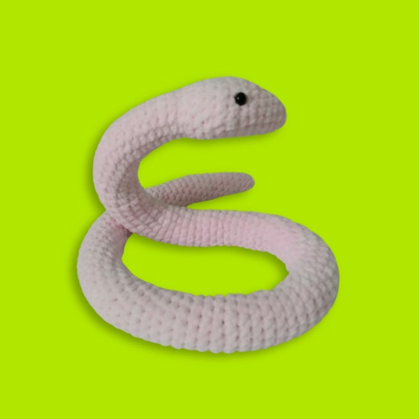 Hellrosa personalisiertes Schlangenspielzeug, süße rosa Schlange, Schlangenstofftier, perfektes umweltfreundliches Schlangenspielzeug für Jungen und Mädchen