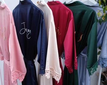 Gift for Her | Personalized Gifts | Satin Robe Name | Gift for Women | Best Mom Ever Gift Birthday | Unique Holiday Gift {SL}