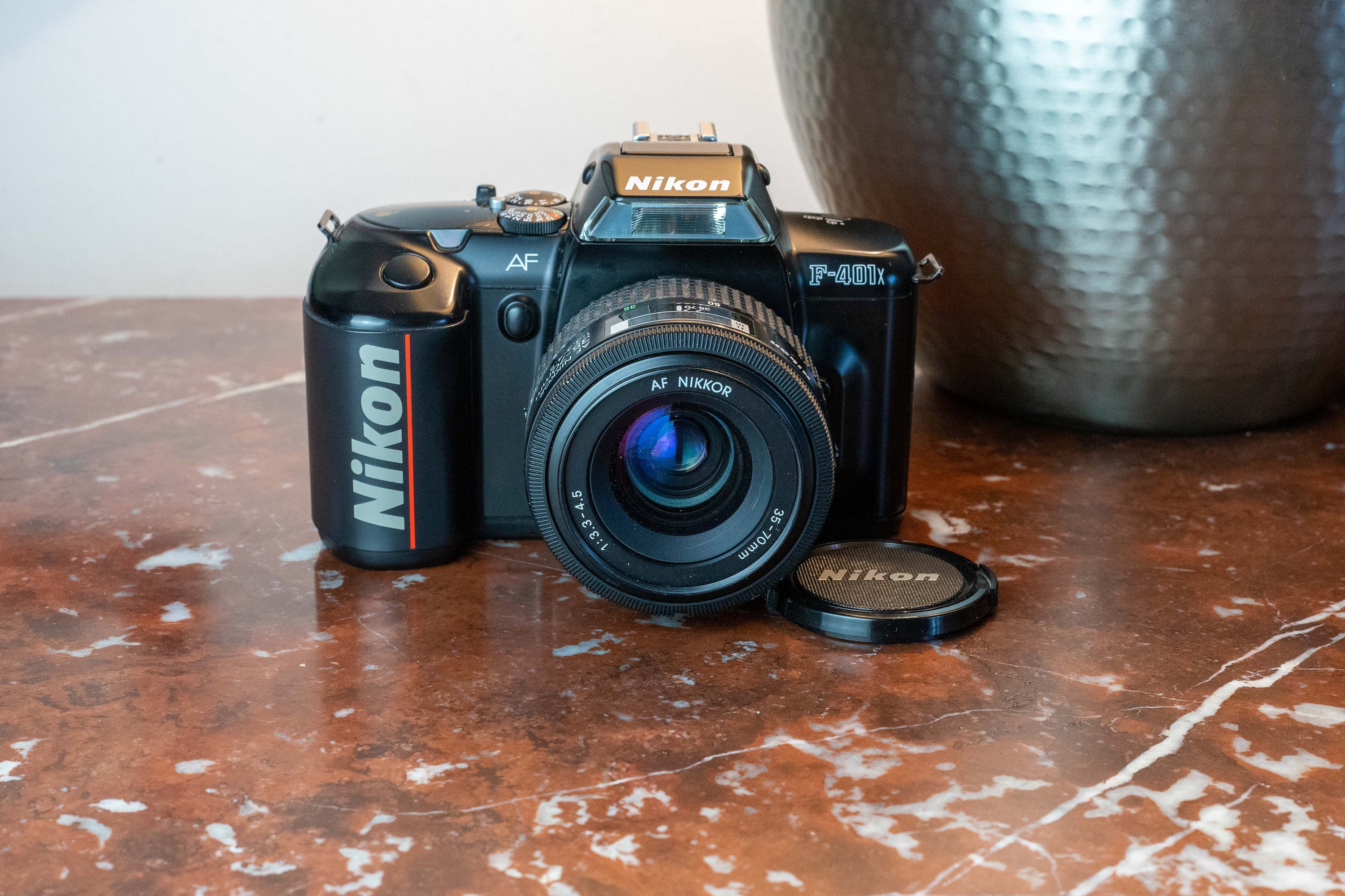 Nikon F401x And 35 70mm Lens Vintage 35mm Camera Film Etsy
