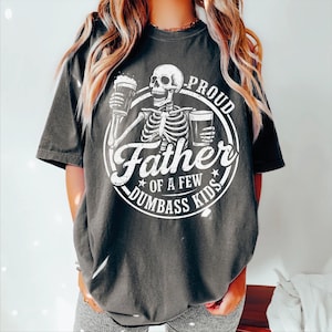 Funny Father&#39;s Day SVG: Proud Dad of DumBass Kids Cut File