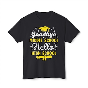 Goodbye Elementary, Hello Middle School SVG: 5th Grade Graduation Design