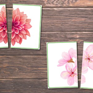 Spring Matching Toddler Activity, Spring Matching, Montessori, Homeschool Resource, Flowers, Spring Animals, Spring Matching Game image 6
