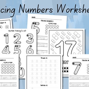 Preschool Pre-K Kindergarten Learning Bundle 600 Pages Printable Activity Worksheets Coloring Dot To Dot Tracing Alphabet image 8