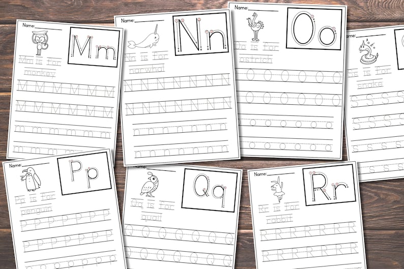 26 Printable Alphabet I Know My Letters Worksheets. Preschool ...