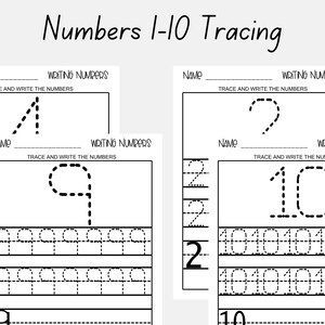 Printable Toddler Worksheets or Toddler Workbook Instant Download Alphabet, Numbers, Sight Words, Addition, Math Activities, Coloring pages image 8