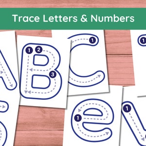 El mundo de los niños pequeños: traza letras, las 26 letras, colorea las letras. Números de seguimiento. Números de color. Aprendizaje - 123 - ABC - Actividad - Niños pequeños