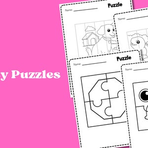 400 Pages Preschool Pre-K Learning Bundle, Activity Worksheets, Alphabet, Dot To Dot, Cutting, Puzzle, Tracing, Toddler Worksheets Workbook image 5