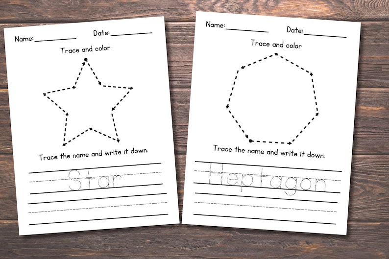 Vorschule Form Vorlage, Grundlegende Form Vorlage, Form Vorlage Arbeitsblätter, Druckbare Form Arbeitsblätter, Homeschool Arbeitsblätter, Kindergarten Bild 5