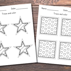 Vorschule Form Vorlage, Grundlegende Form Vorlage, Form Vorlage Arbeitsblätter, Druckbare Form Arbeitsblätter, Homeschool Arbeitsblätter, Kindergarten Bild 6