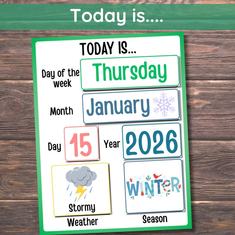 Time. Sort Worksheet Weather Calendar Template - Etsy