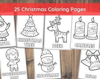 Christmas Coloring Pages for Kids Preschooler Craft Toddlers Coloring ...