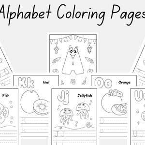 Printable Toddler Worksheets or Toddler Workbook Instant Download Alphabet, Numbers, Sight Words, Addition, Math Activities, Coloring pages image 7