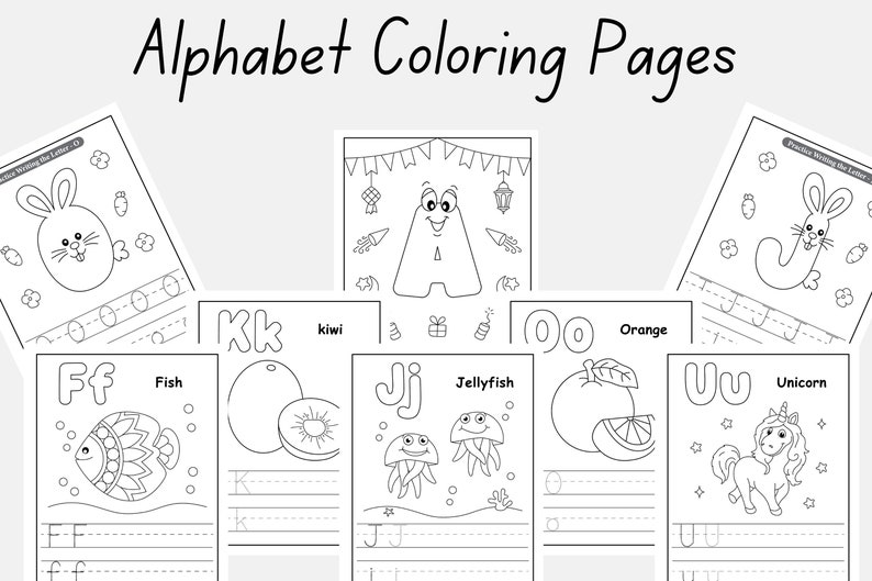 Printable Toddler Worksheets or Toddler Workbook Instant Download Alphabet, Numbers, Sight Words, Addition, Math Activities, Coloring pages image 7